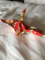 Lauren's favorite paper crane