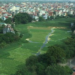 View of floating garden